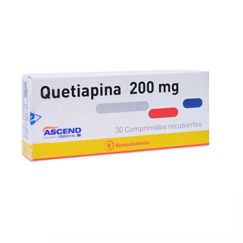 QUETIAPINA 200MG X30COM PROL ASCEND CENABAST 