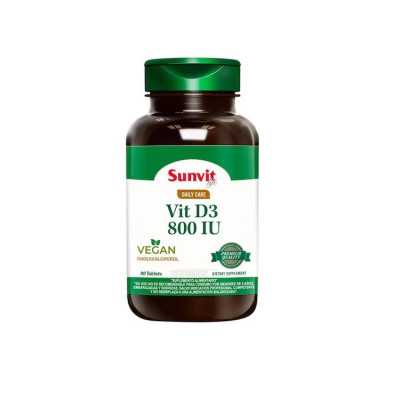 VITAMINA D3 800 UI VEGAN X90COM SUNVIT 
