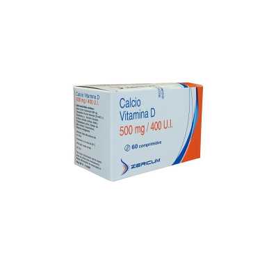 CALCIO VITAMINA D 500/400 X 60COM ZERICUM CENABAST