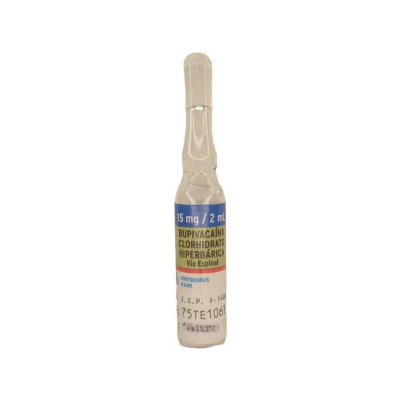 BUPIVACAINA HCL HIPERBARICA 15mg/2mL FRESENIUS