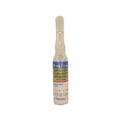 BUPIVACAINA HCL HIPERBARICA 15mg/2mL FRESENIUS