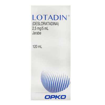 LOTADIN JARABE 2 5MG/5ML FRASCO 120ML CENABAST 