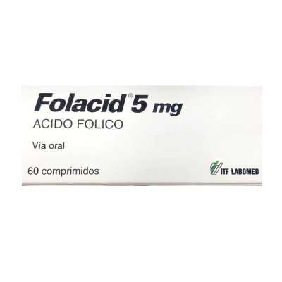 FOLACID 5mg X60COM CENABAST 