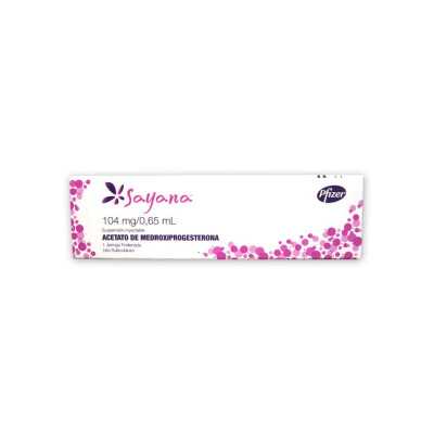 Sayana 104mg/0.65ml suspensión inyectable X1jer.