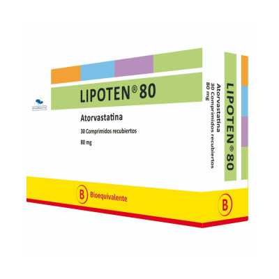 LIPOTEN 80mg X28COM 