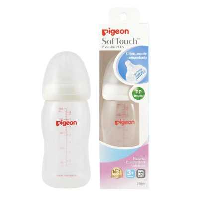 PIGEON MAMADERA SOFT TOUCH BOCA ANCHA 240ML