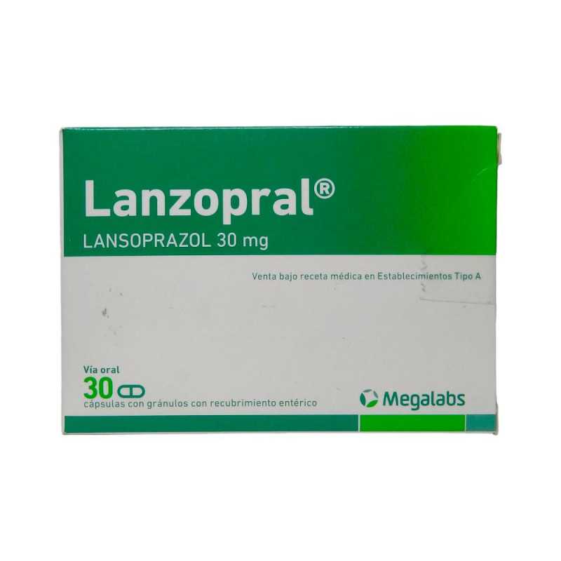 LANZOPRAL 30mg x 30 caps
