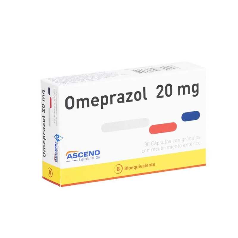 OMEPRAZOL B 20mg X30CAP ASCEND 