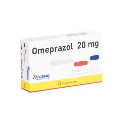OMEPRAZOL B 20mg X30CAP ASCEND 