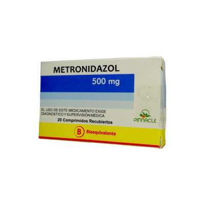 METRONIDAZOL 500mg X20COM PINNACLE CENABAST 