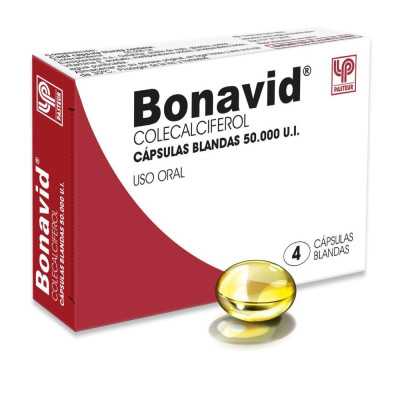 BONAVID 50 000 UI X 4 CAPSULAS BLANDAS