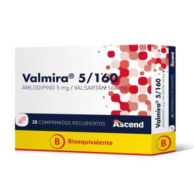 VALMIRA 5/160 MG X28COM CENABAST 