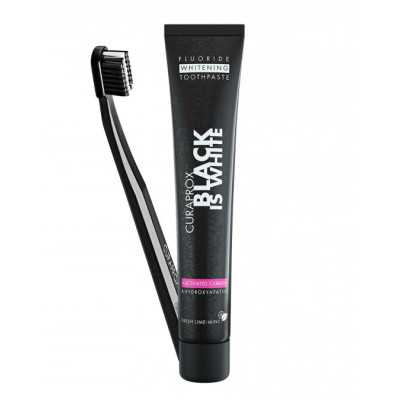 CURAPROX PACK CEPILLO 5460 PASTA BLACK IS WHITE