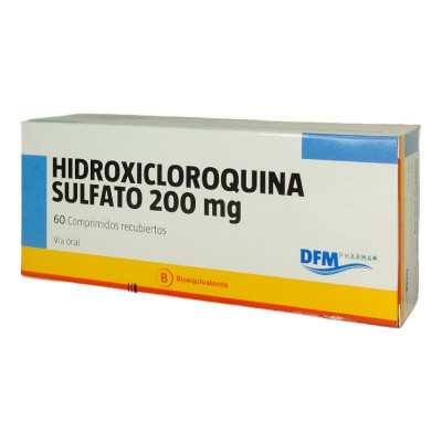 HIDROXICLOROQUINA 200MG X60COM DFM CENABAST 