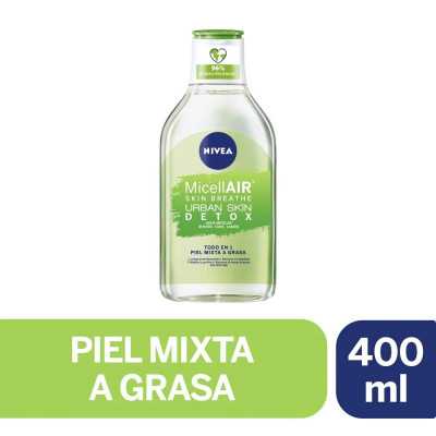 NIVEA AGUA MICELAR MICELLAIR SKIN DETOX 400ml