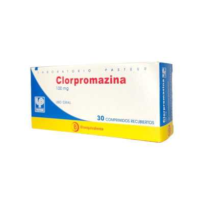 CLORPROMAZINA 100mg X30COM PASTEUR 