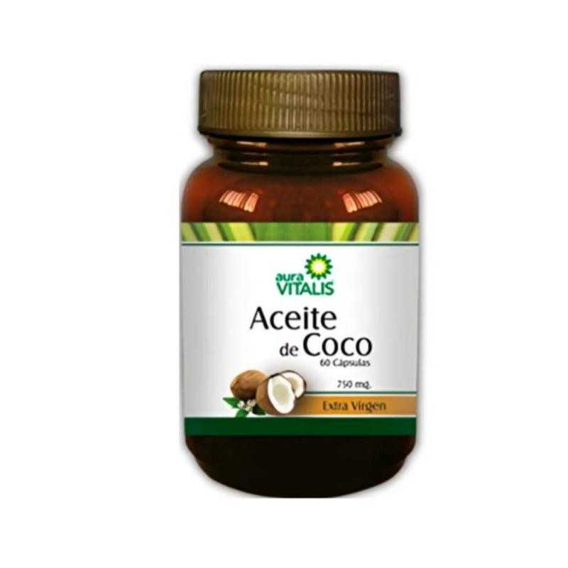 ACEITE DE COCO 750MG X 60CAP AURAVITALIS 