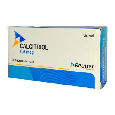 Calcitriol 0,5 mcg. x 30 cápsulas. Reutter (Cenabast)