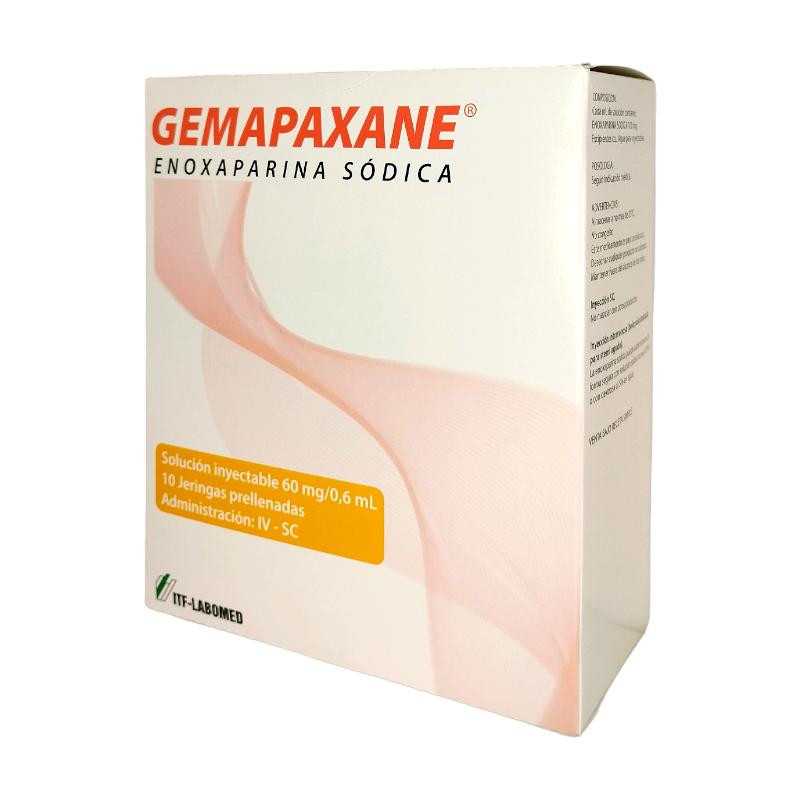 GEMAPAXANE 60MG/0 6ML X10 JERINGAS