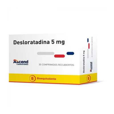 DESLORATADINA 5mg X30COM ASCEND CENABAST 