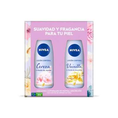 NIVEA ESTUCHE LOCION CORPORAL CEREZA Y VAINILLA