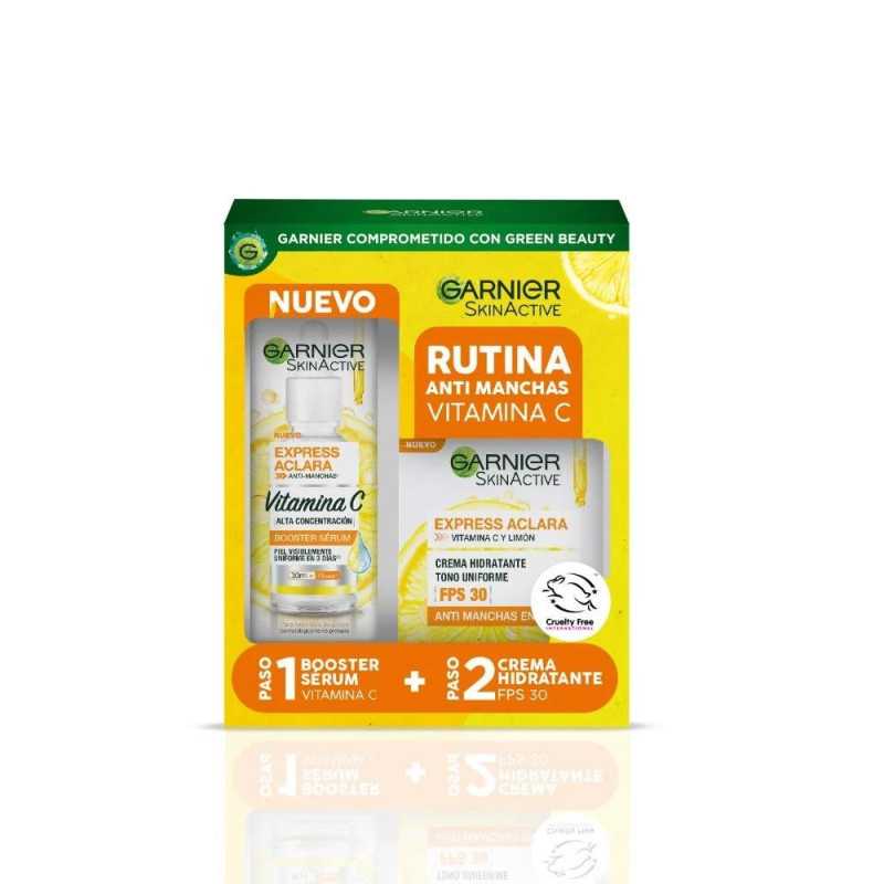 GARNIER ESTUCHE RUTINA ANTI-MANCHAS SERUM CREMA