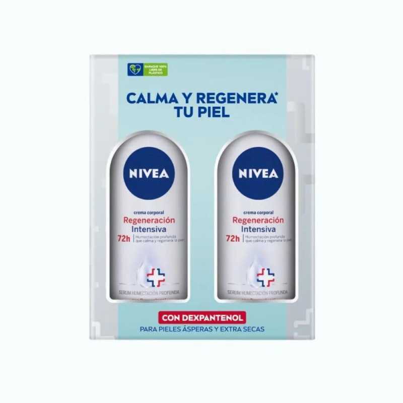 NIVEA ESTUCHE REGENERACION INTENSIVA 400ml X 2
