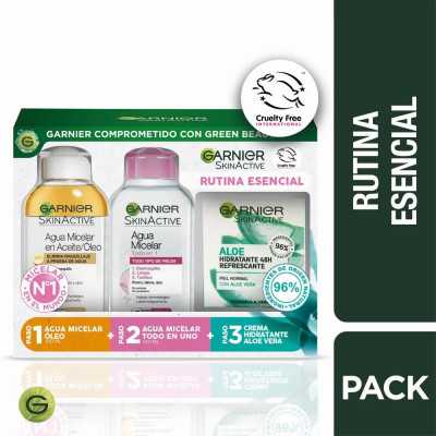 GARNIER ESTUCHE RUTINA ESENCIAL CREMA AGUA MICEL