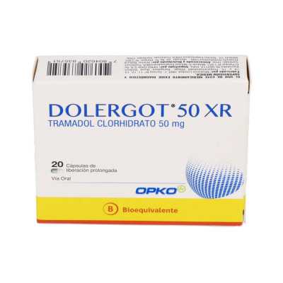 DOLERGOT XR 50MG X20COM CENABAST 