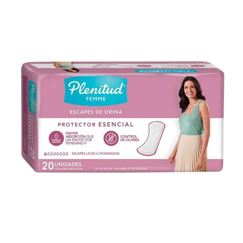 PLENITUD FEMME PROTECTOR INCONTINENCIA NORMAL X 20