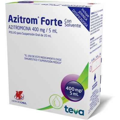 AZITROM FORTE 400mg/5ml S ORAL x 20ml CHILE 