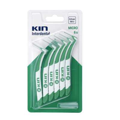 KIN INTERDENTAL PLUS CEPILLO MICRO 0 9mm X6