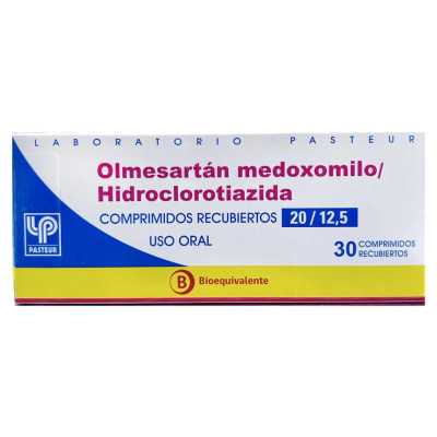 OLMESARTAN HIDROCLOROTIAZIDA 40MG/12 5MG X30COM pa