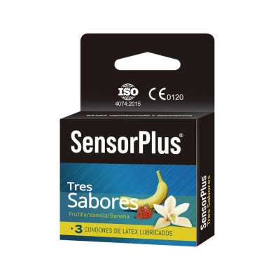 SENSOR PLUS 3 SABORES X3