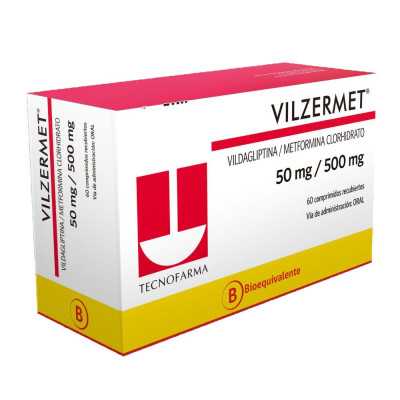 VILZERMET 50/500 MG X60COM CENABAST 