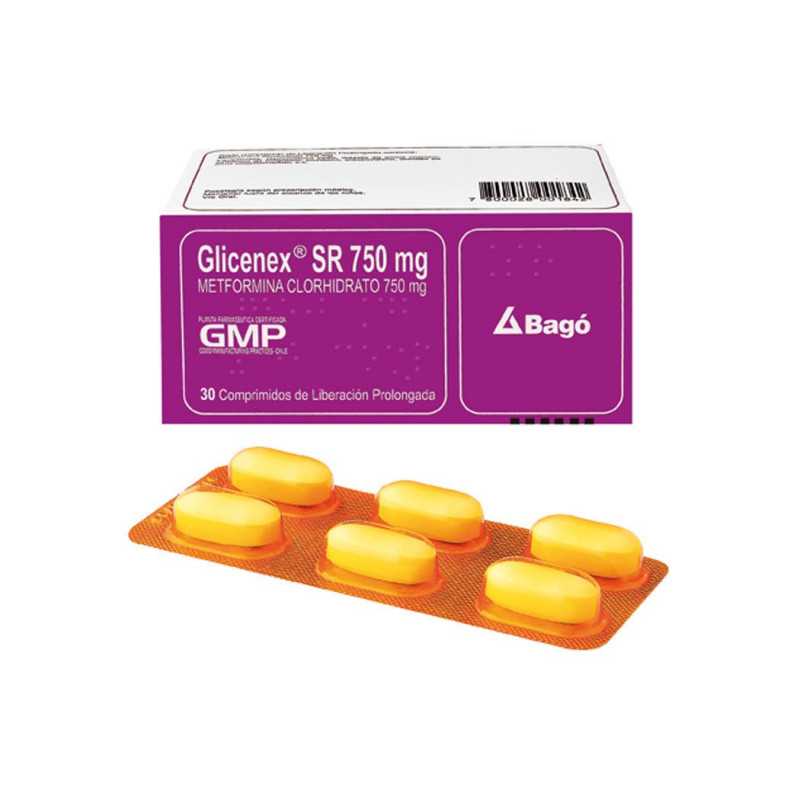 Glicenex SR 750mg x 30com