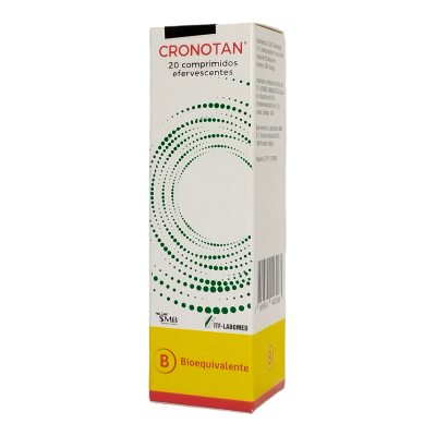 Cronotan Efervescente x 20 comprimidos.