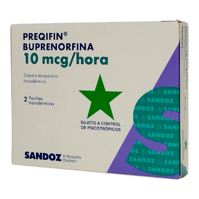 Preqifin 10 mcg/hora x 2 parches (Cenabast)