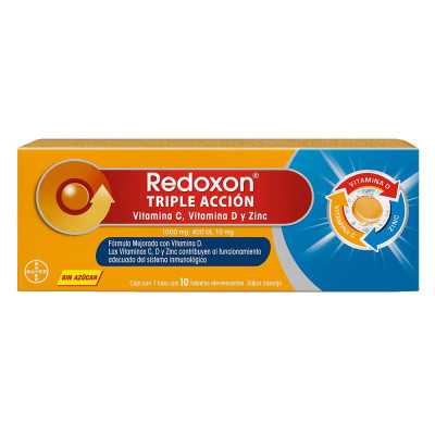 REDOXON TRIPLE ACCION EFERVESCENTE X10COM
