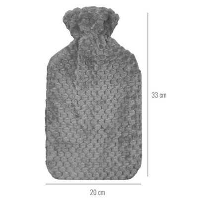 GUATERO CON FUNDA TIPO PELUDO 2 LITROS THERMICA 