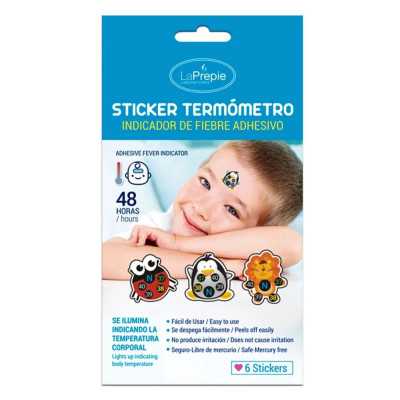 TERMOMETRO INFANTIL STICKER x 6 LaPrepie 