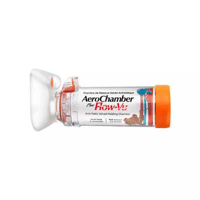 AEROCHAMBER PLUS PEDIATRICA 0-18M X 1 UNIDAD