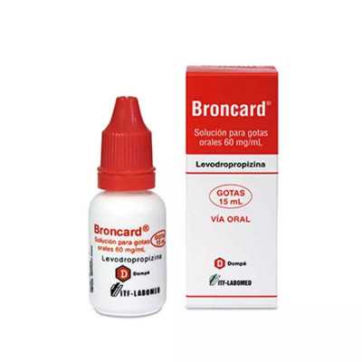 BRONCARD GOTAS 60MG/ML X15ML