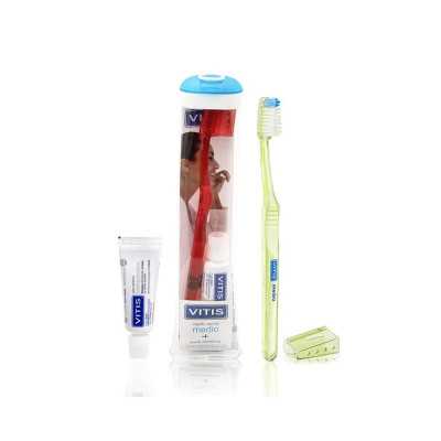 VITIS MEDIO CEPILLO DENTAL PASTA 15 ML ESTUCHE