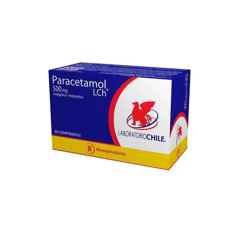 Paracetamol 500 Mg X 80 Comprimidos. (Chile)