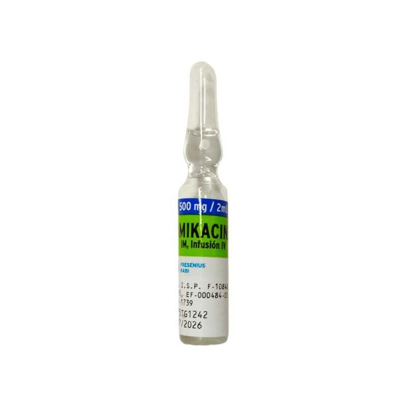 AMIKACINA 500MG/2ML FRASCO AMPOLLA FRESENIUS 