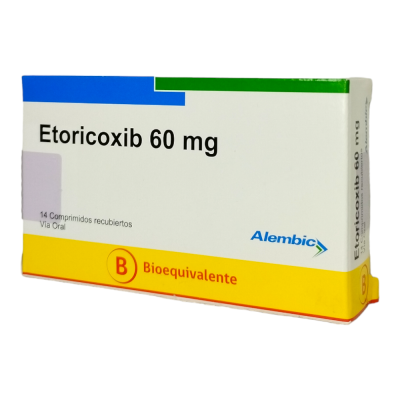 Etoricoxib 60 mg x 14 comprimidos. Alembic (Cenabast)