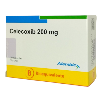 Celecoxib 200 mg x 30 cápsulas. Alembic (Cenabast)