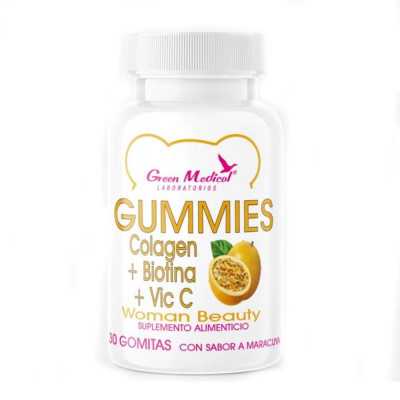 GUMMIES COLAGENO BIOTINA VIT C X30 GREEN MEDIC