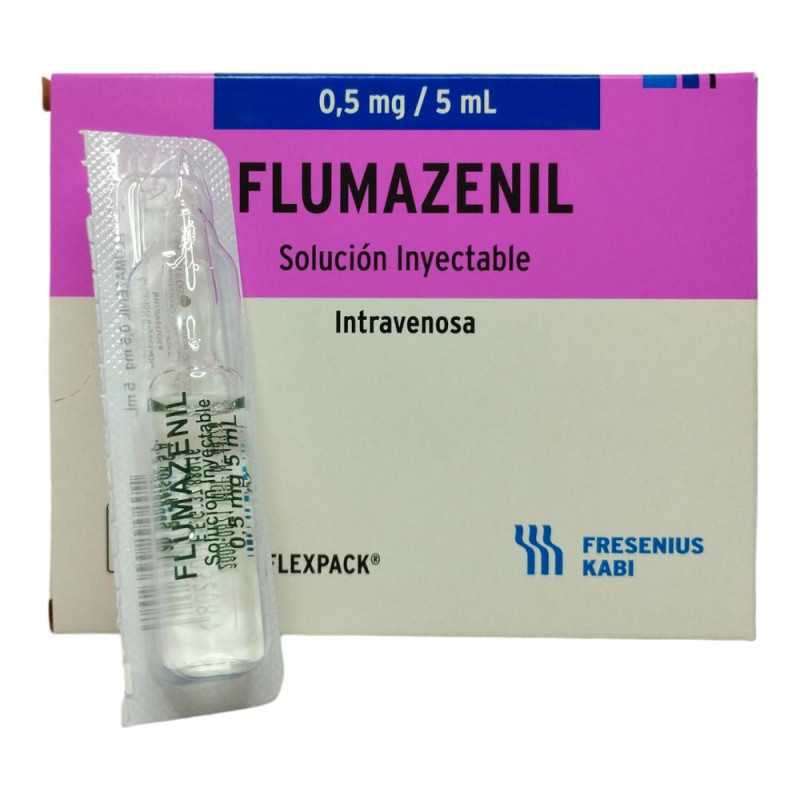FLUMAZENIL 0 5mg/5mL FLEX x 1 ampolla FRESENIUS 